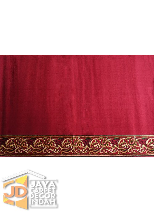 Karpet Sajadah ISTANBUL ZAM-ZAM Red Motif Polos 120x600, 120x1200, 120x1800, 120x2400, 120x3000